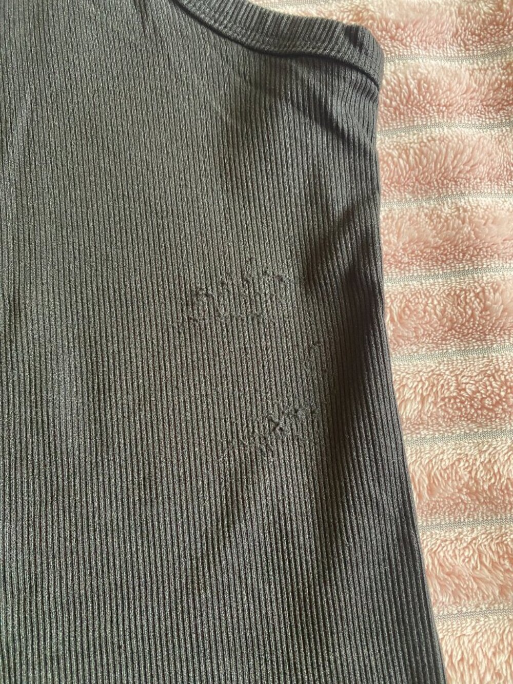 Black Ribbed Cami - Picture 4 of 6